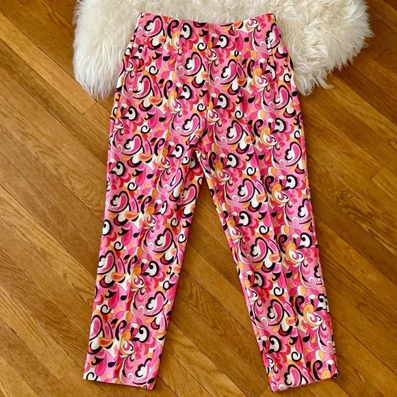 NWOT Zara High-Waist Barbie-Core Slim Trousers - Picture 7 of 13